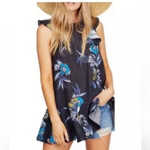 Free People Summer in Tulum Tunic / Dress. Linen Blend. Size Medium Like New